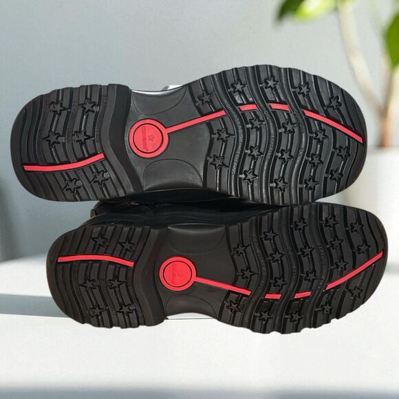 Converse Work Boots Men’s 8 Athlite C6880 Black Met Guard 8” Steel Toe NEW - Picture 6 of 7